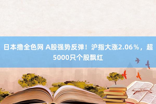 日本撸全色网 A股强势反弹！沪指大涨2.06％，超5000只个股飘红