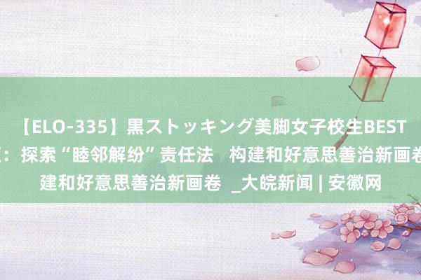 【ELO-335】黒ストッキング美脚女子校生BEST 歙县徽城镇渔梁社区：探索“睦邻解纷”责任法   构建和好意思善治新画卷  _大皖新闻 | 安徽网