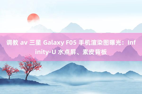 调教 av 三星 Galaxy F05 手机渲染图曝光：Infinity-U 水点屏、素皮背板