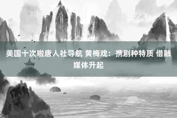 美国十次啦唐人社导航 黄梅戏：携剧种特质 借融媒体升起